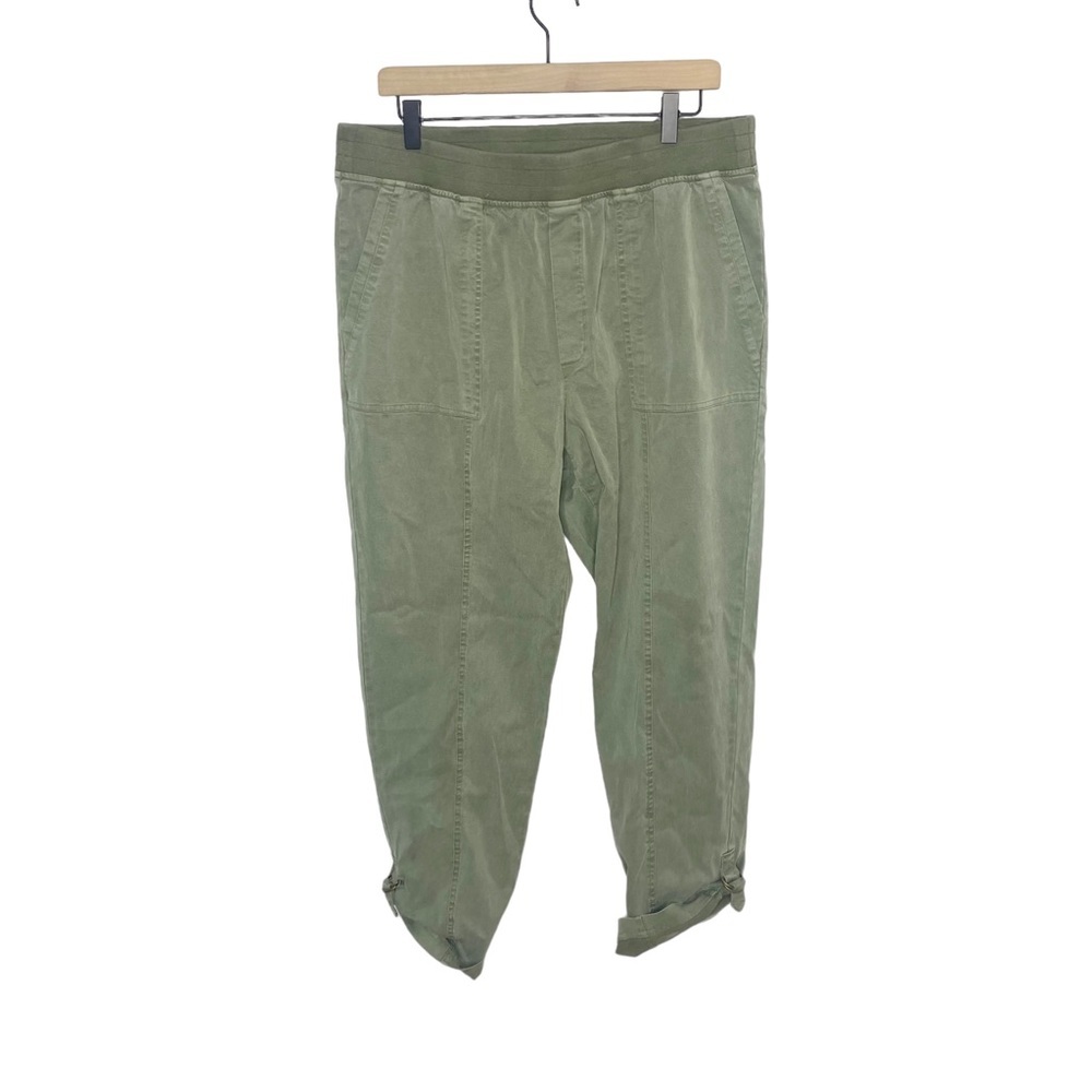 Soft Surroundings Medina Pant Sage olive green Size large Pull On